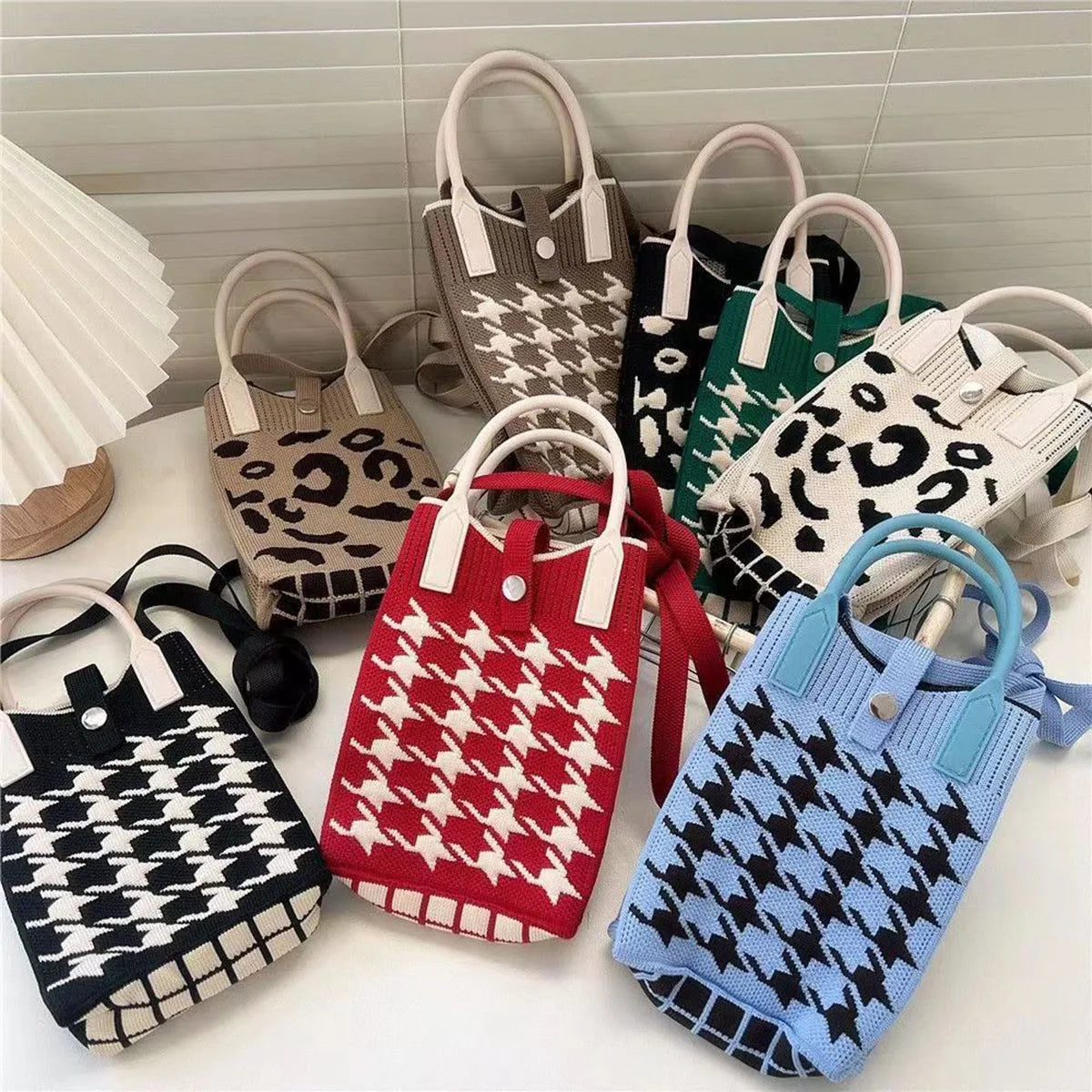 Knitted Crossbody Shoulder Bag