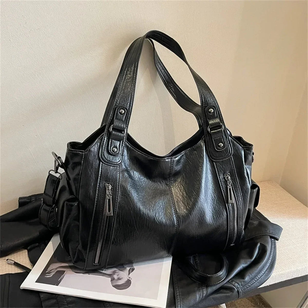 Compartment Shoulder Bag