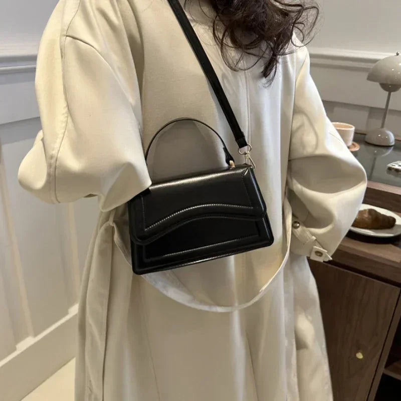 PU Leather Messenger Bag