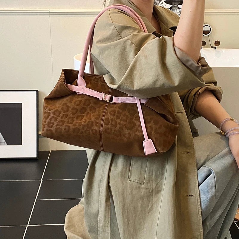 Leopard Print Shoulder Bag