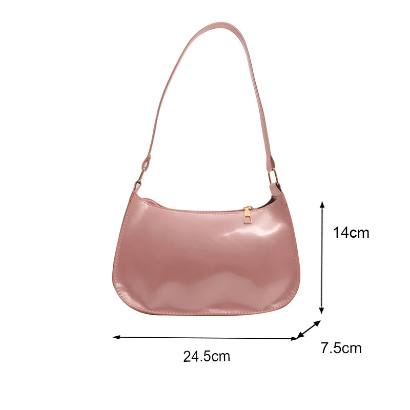 Retro PU Leather Shoulder Bag