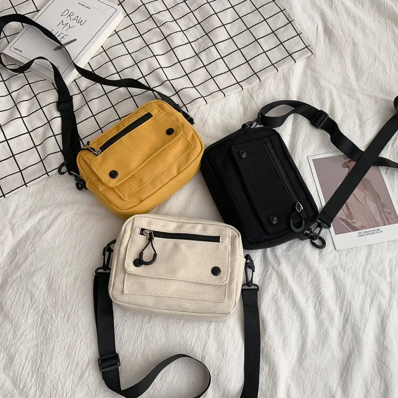 Mini Canvas Shoulder Bag