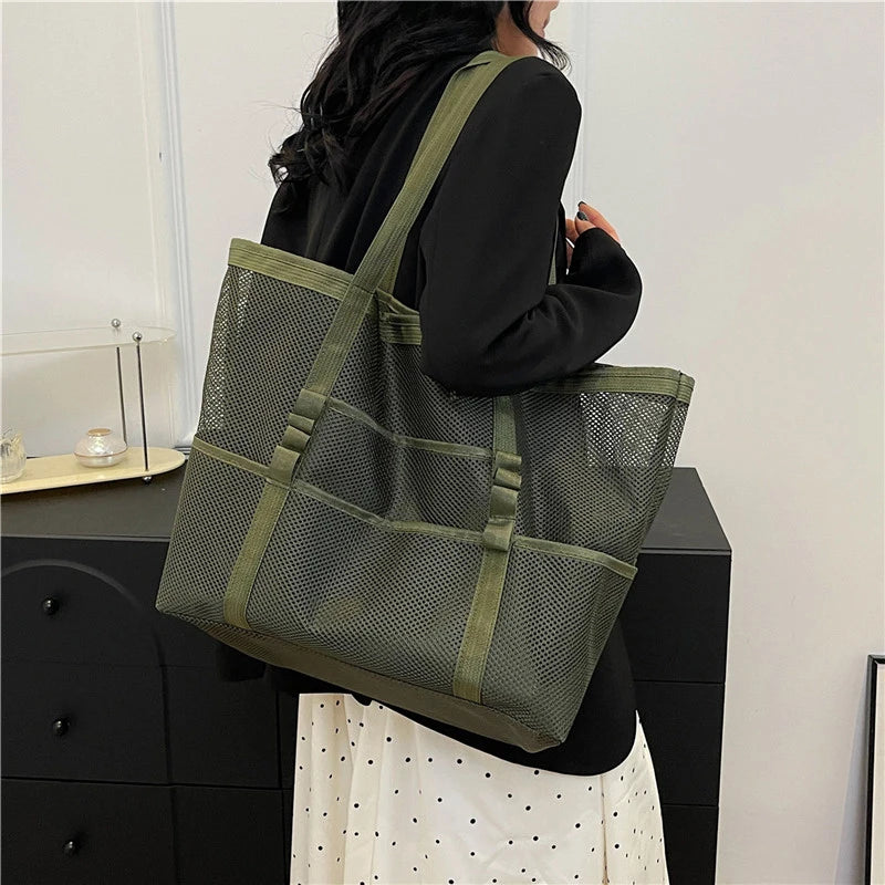 Mesh Beach Tote