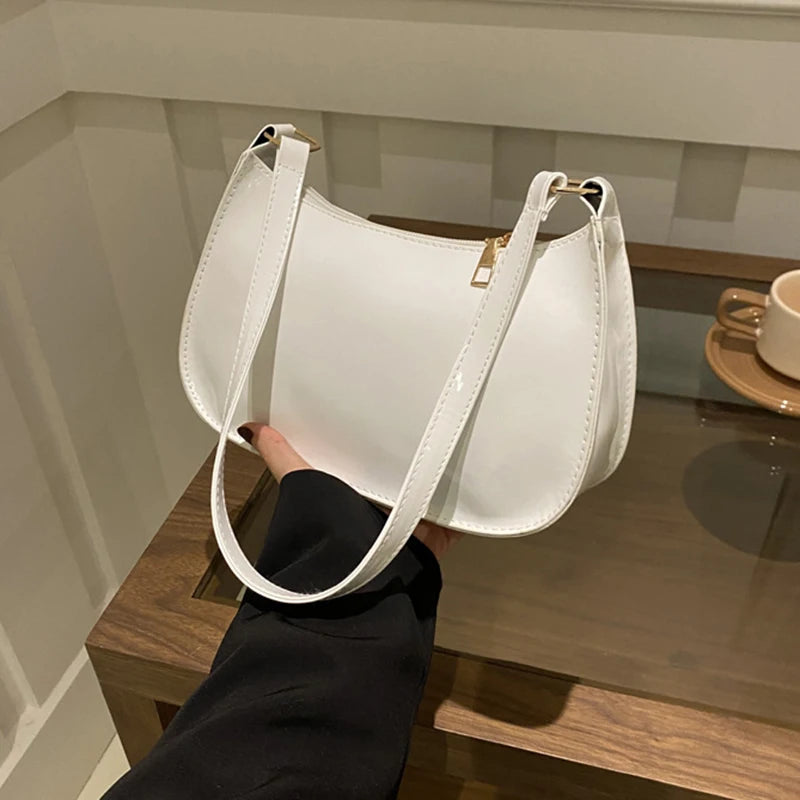 Retro PU Leather Shoulder Bag
