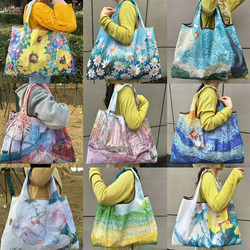 Floral Foldable Tote