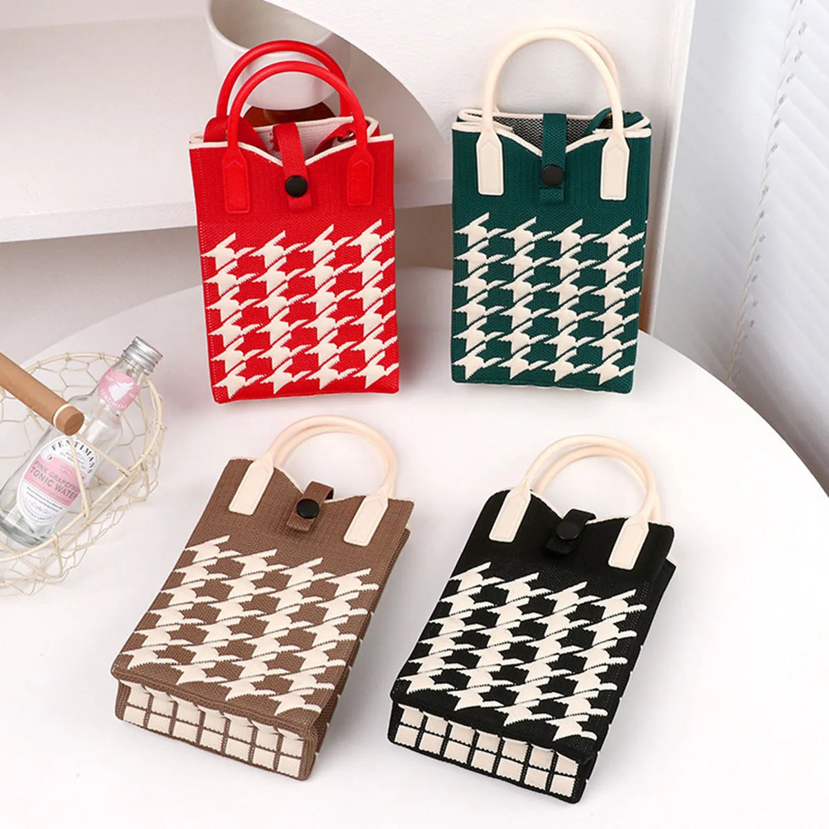 Knitted Crossbody Shoulder Bag