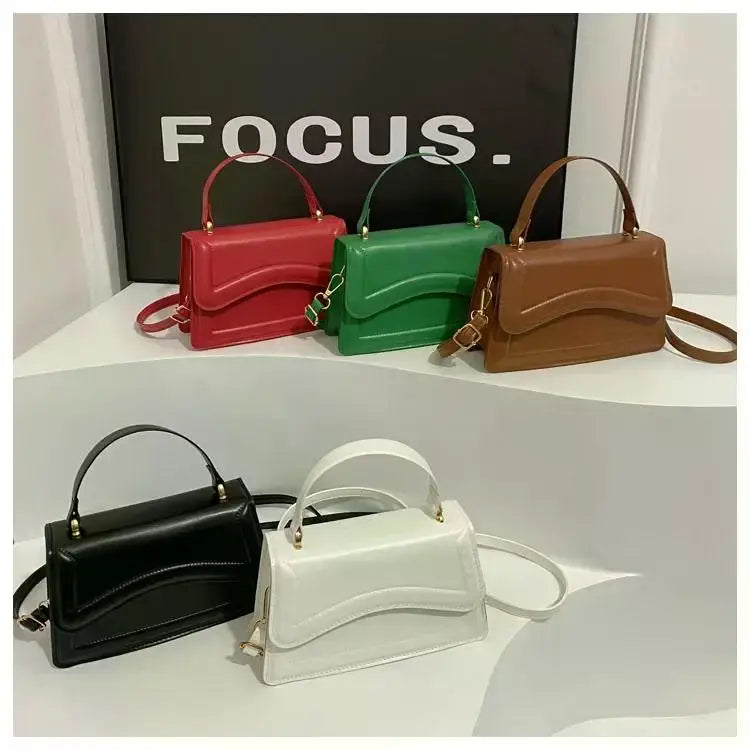 PU Leather Messenger Bag