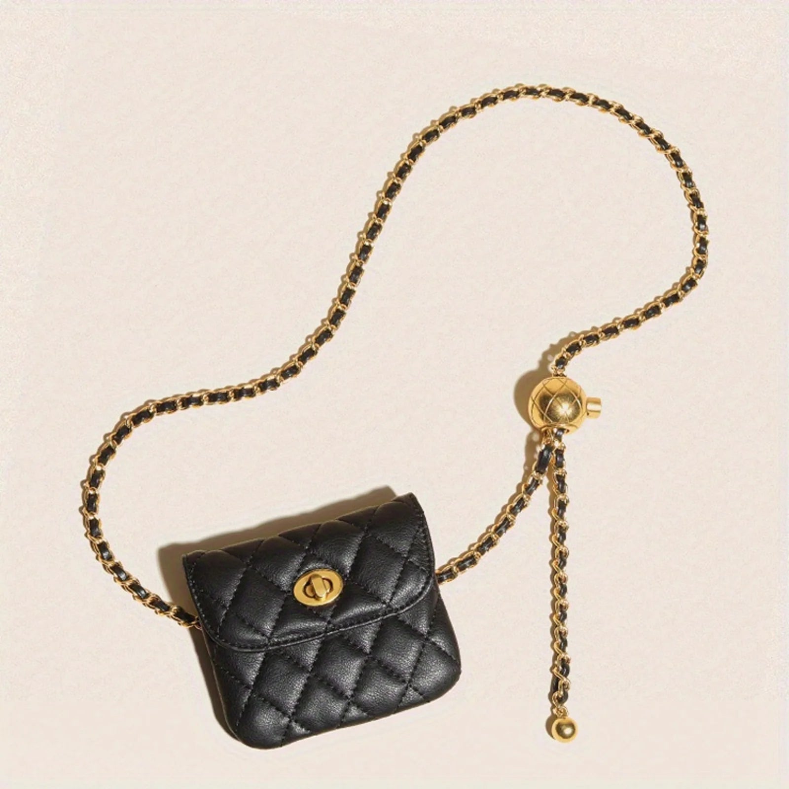 Leather Chain Fanny