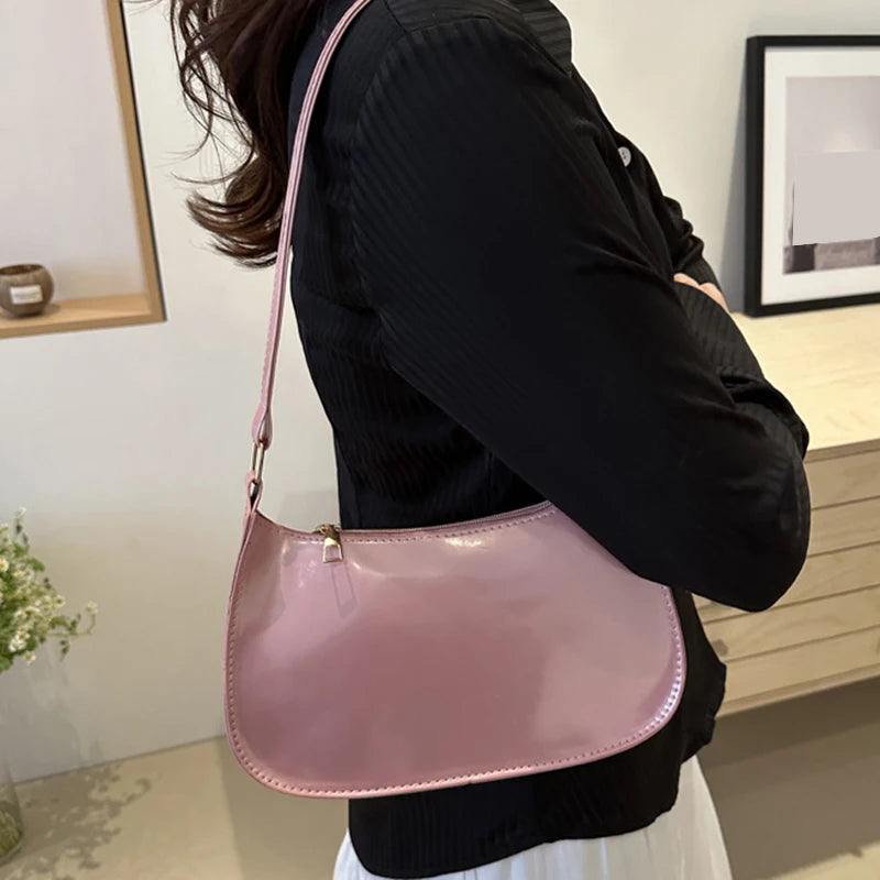 Retro PU Leather Shoulder Bag