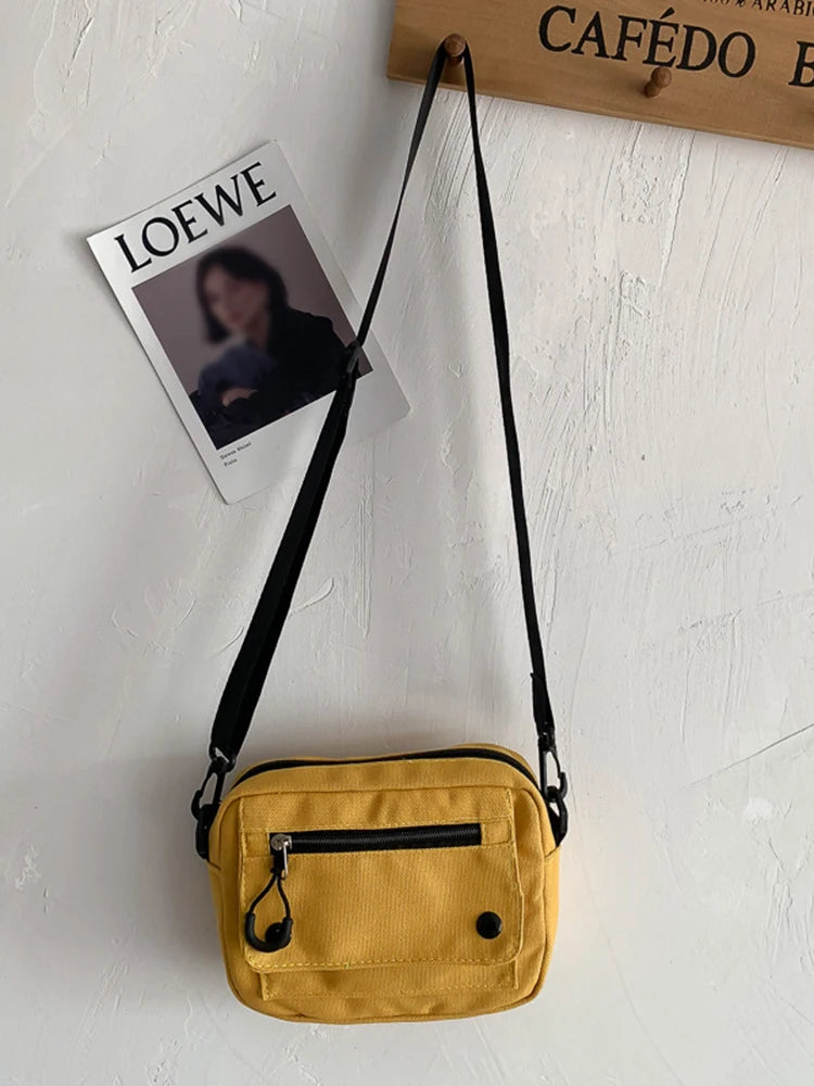 Mini Canvas Shoulder Bag