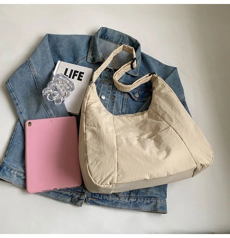 Soft Cloth Shoulder Bag