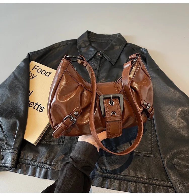 Retro Hobo Shoulder Bag