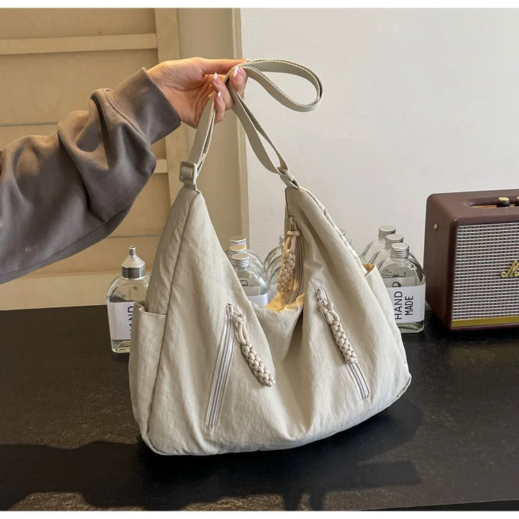 Soft Cloth Shoulder Bag