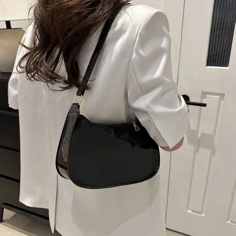 Retro PU Leather Shoulder Bag
