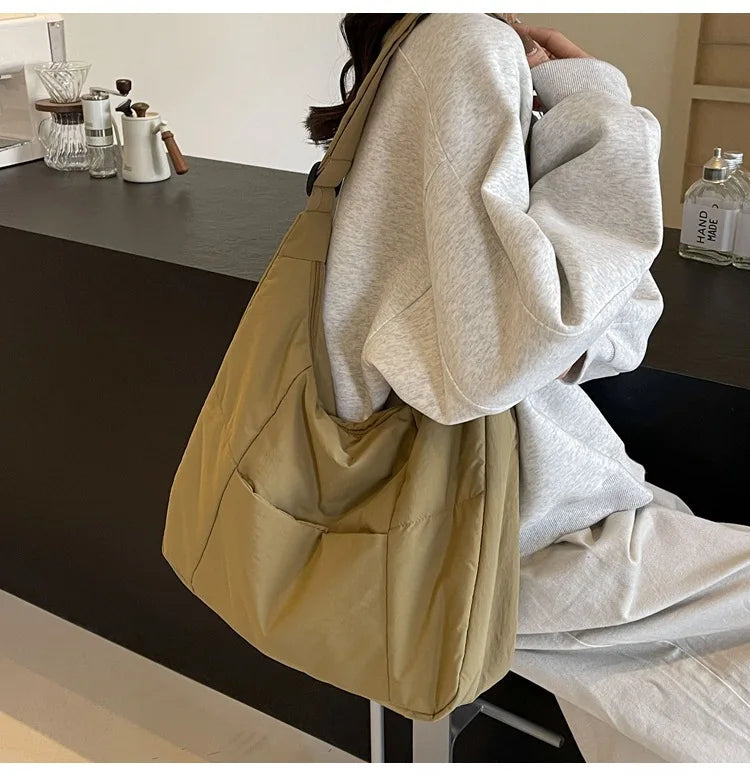 Soft Cloth Shoulder Bag