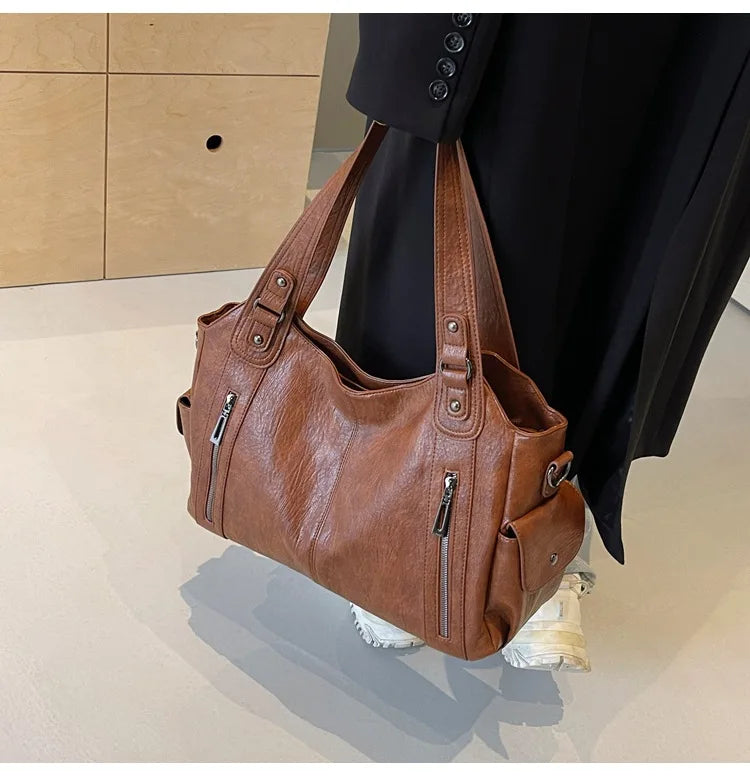 Compartment Shoulder Bag