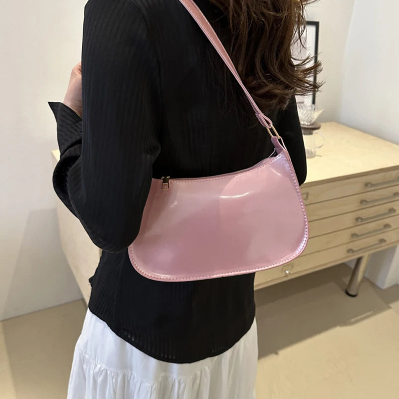 Retro PU Leather Shoulder Bag
