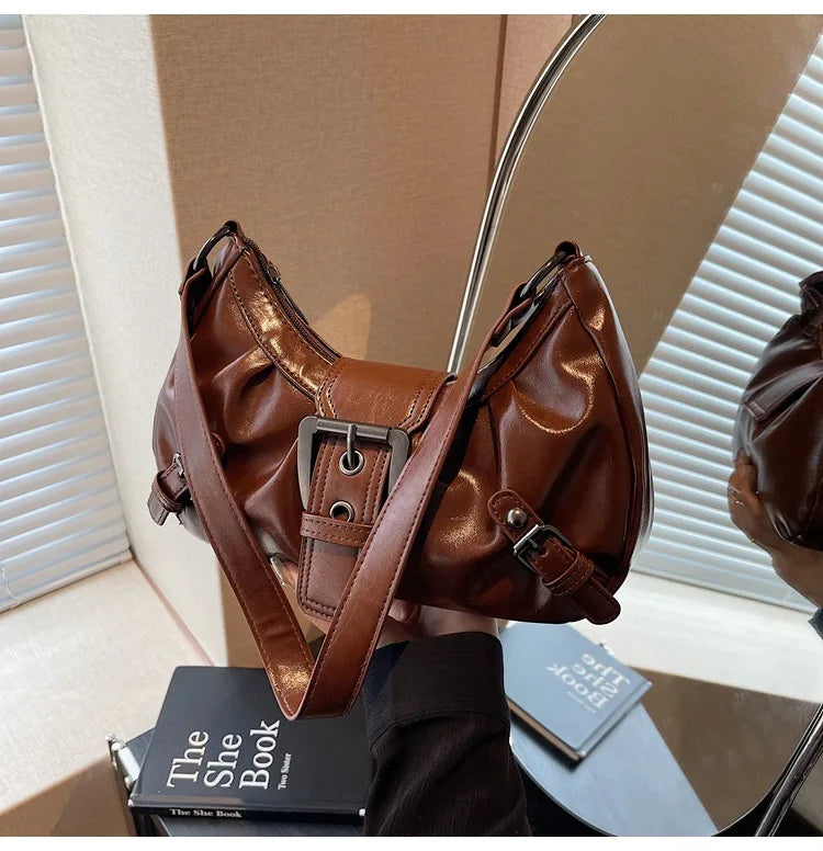 Retro Hobo Shoulder Bag