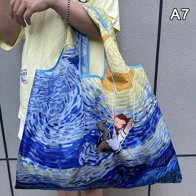 Floral Foldable Tote