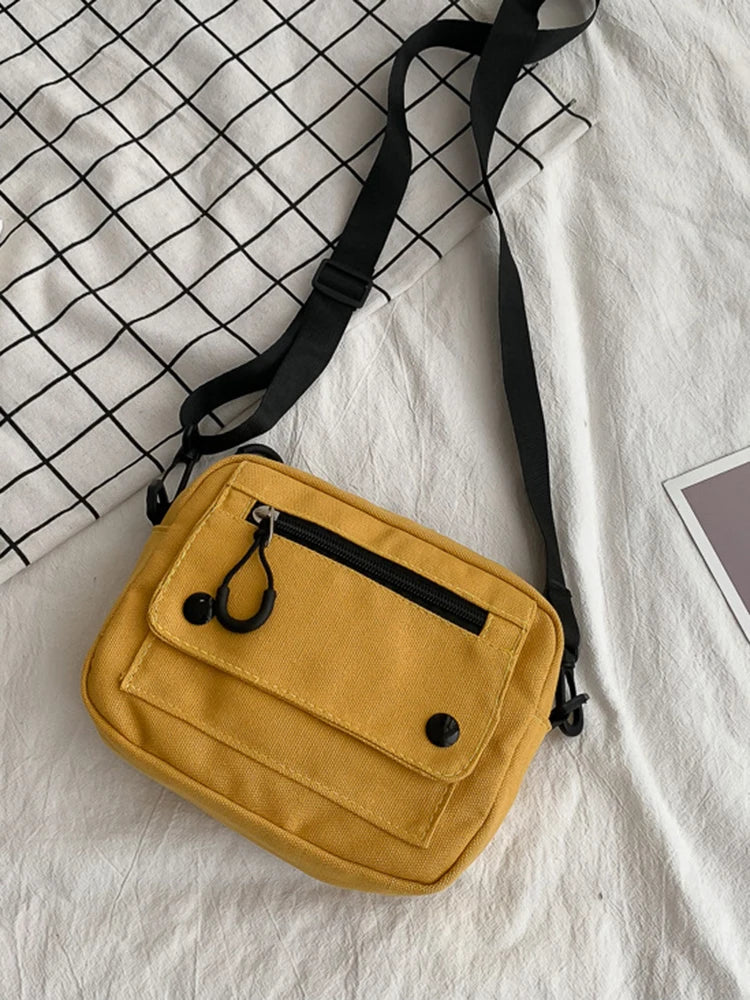 Mini Canvas Shoulder Bag