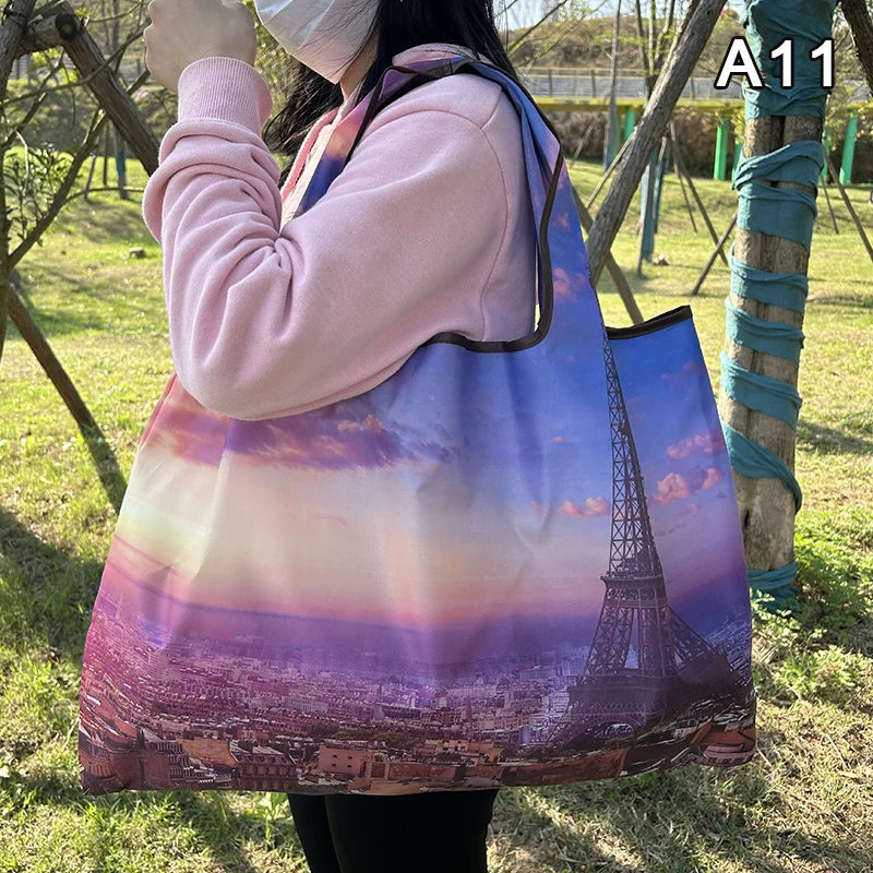 Floral Foldable Tote
