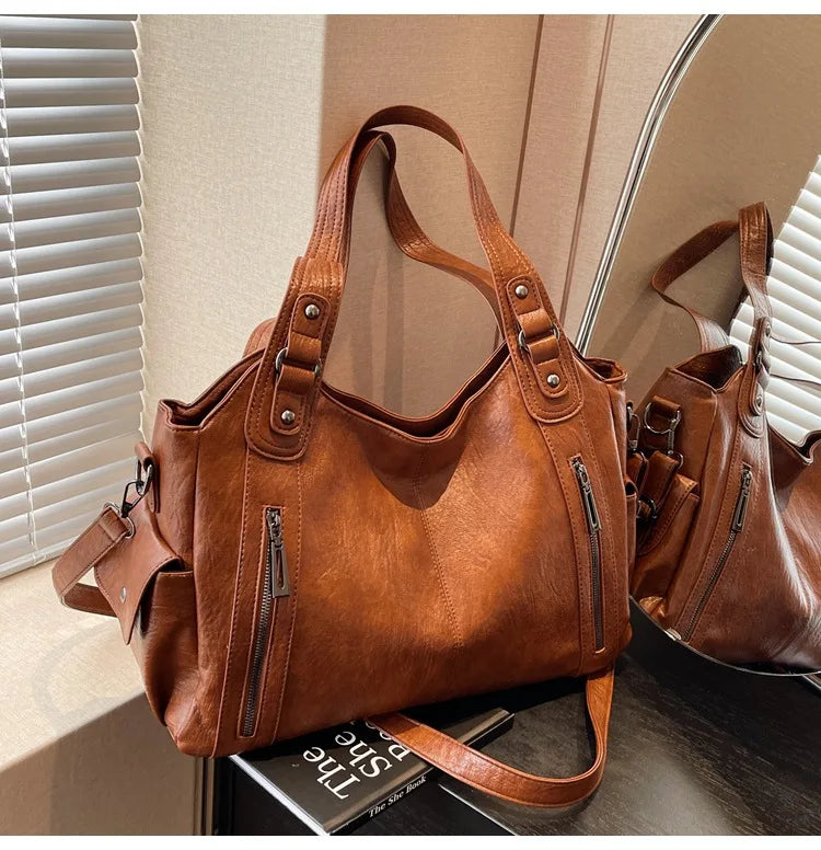 Compartment Shoulder Bag