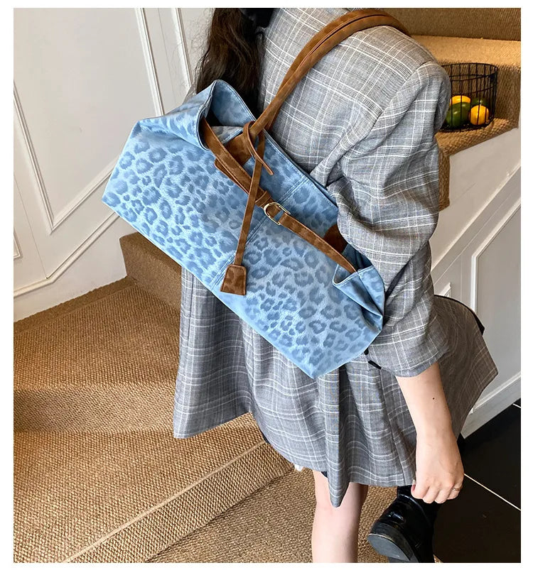 Leopard Print Shoulder Bag