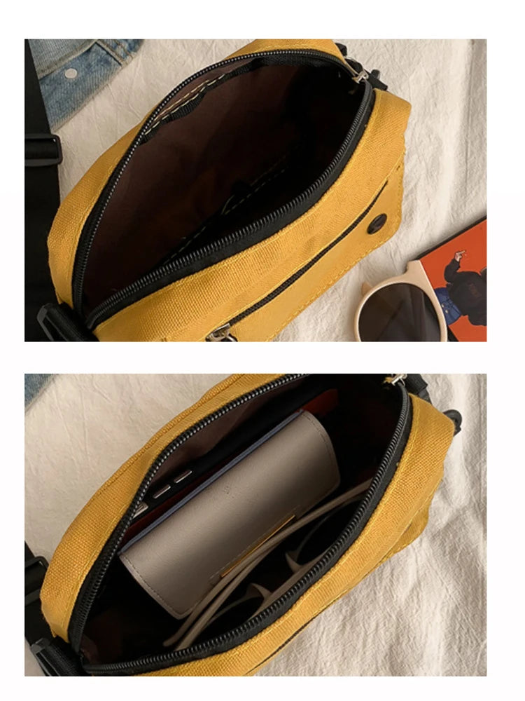 Mini Canvas Shoulder Bag