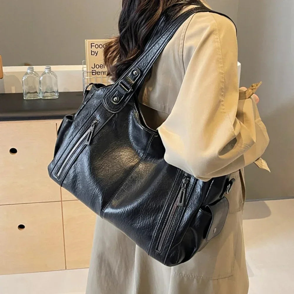 Compartment Shoulder Bag