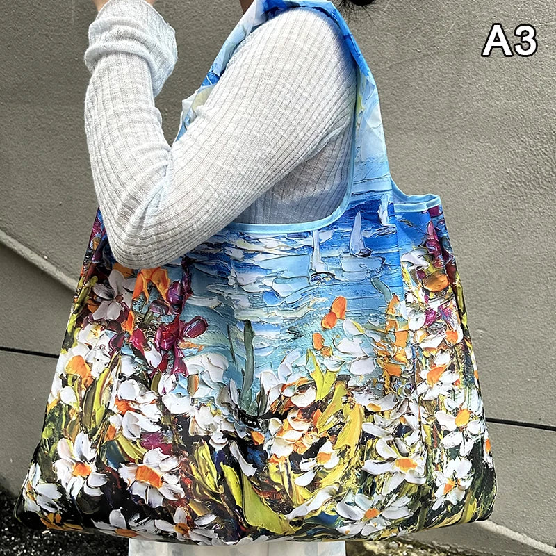 Floral Foldable Tote