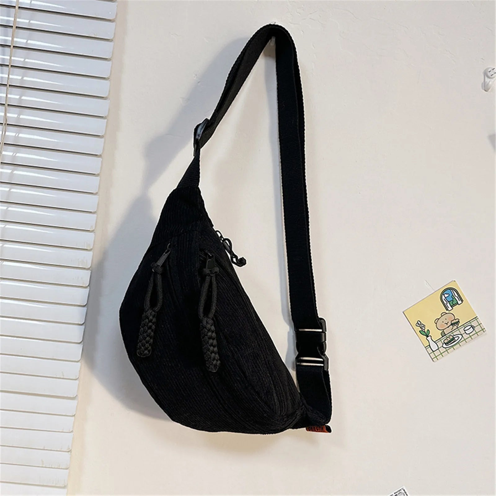 Knitted Zip Belt Fanny