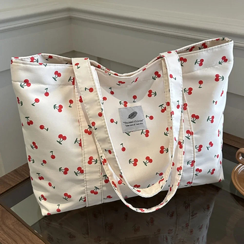 Strawberry Print Tote