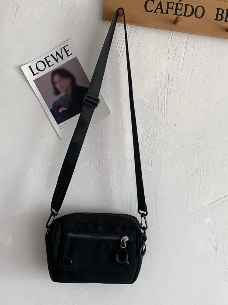 Mini Canvas Shoulder Bag
