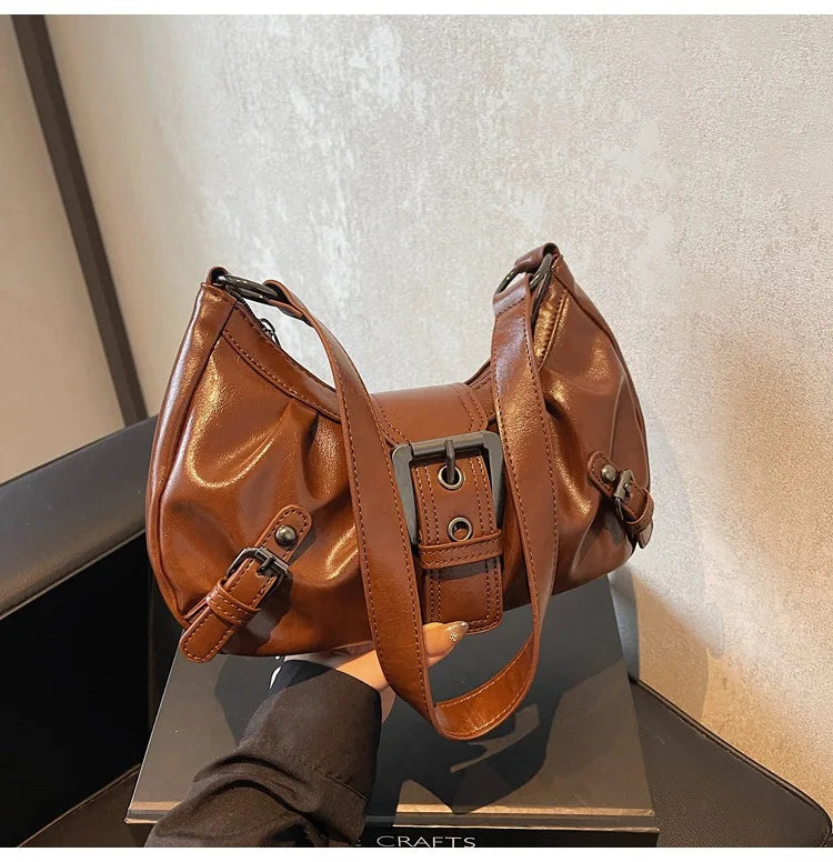 Retro Hobo Shoulder Bag