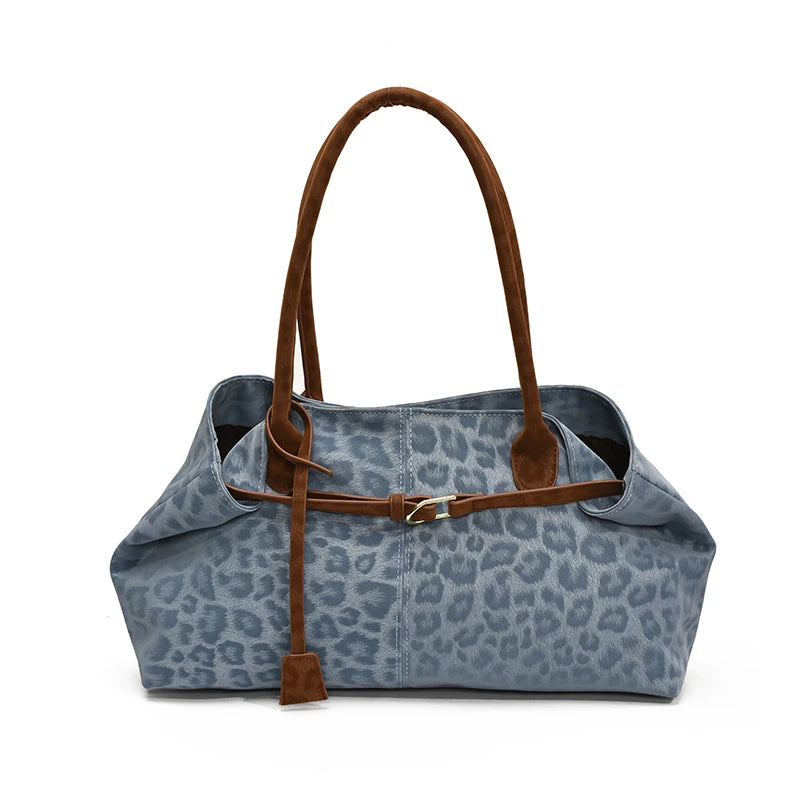 Leopard Print Shoulder Bag