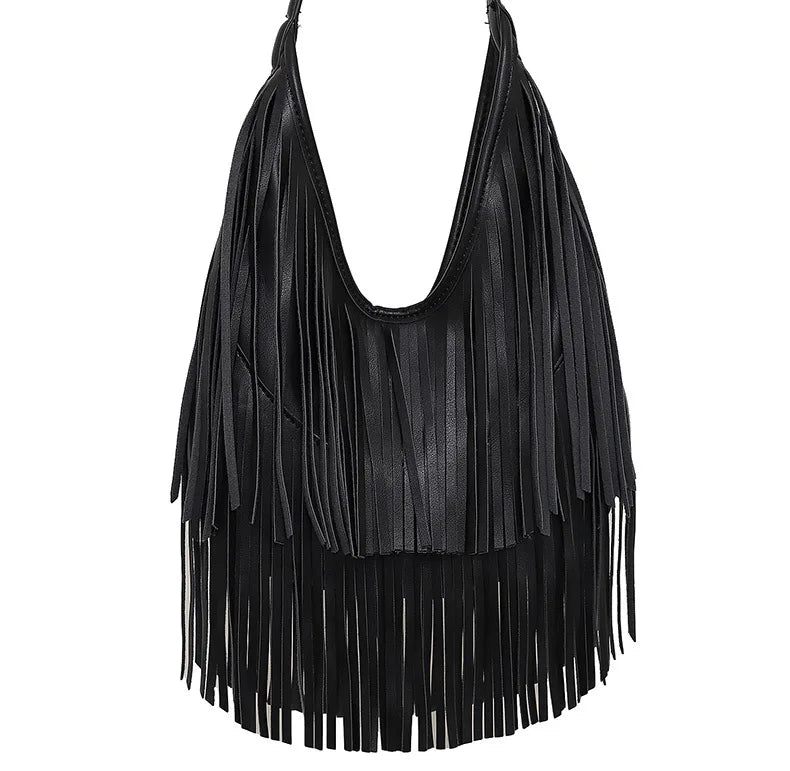 Tassels Shoulder Bag