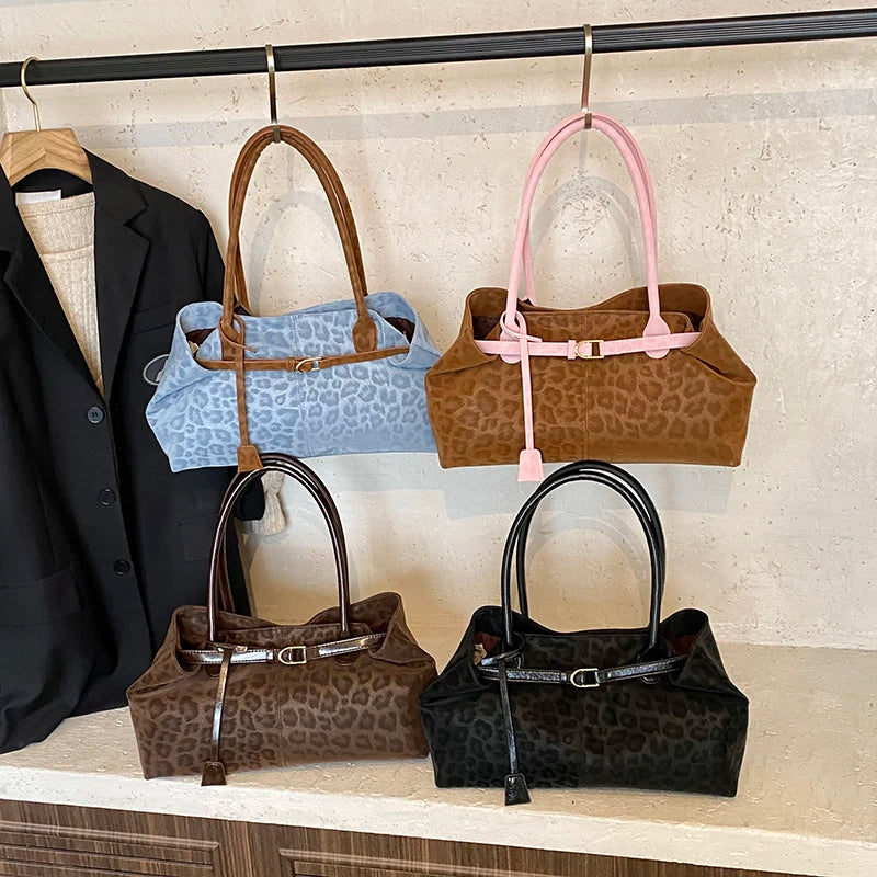 Leopard Print Shoulder Bag