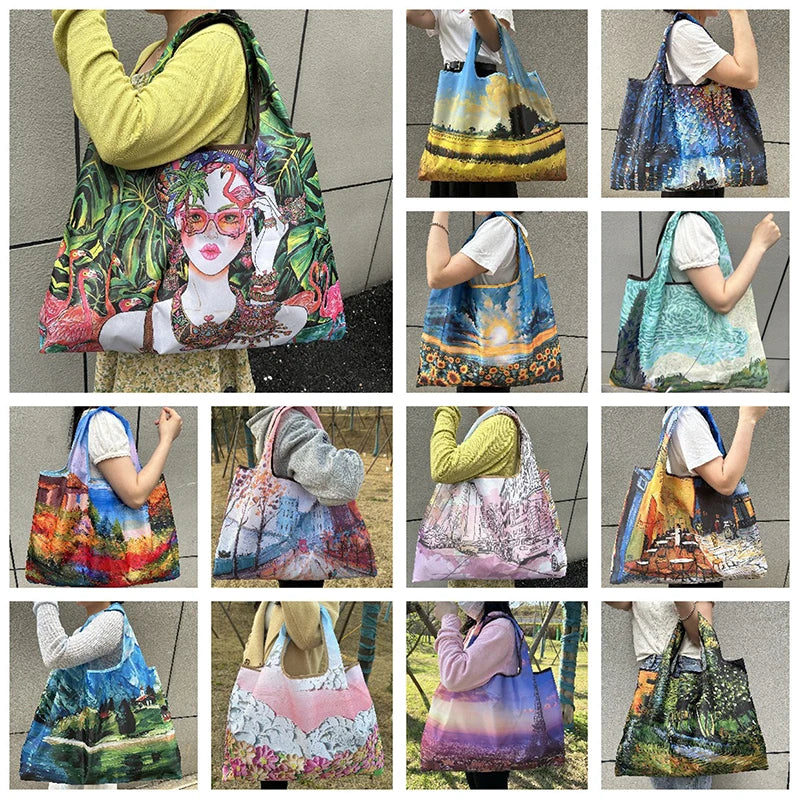 Floral Foldable Tote