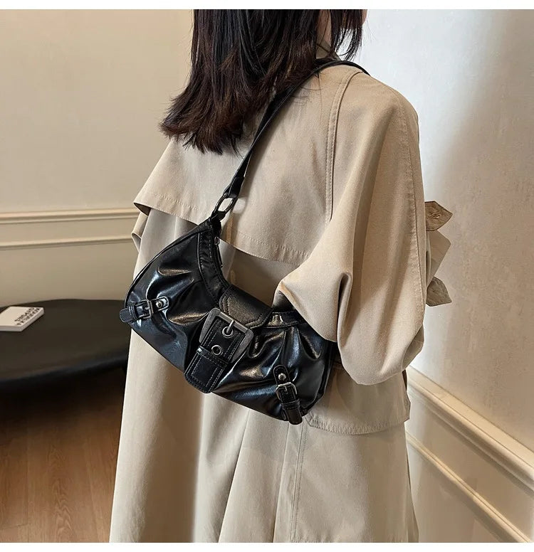 Retro Hobo Shoulder Bag