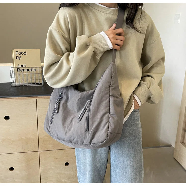 Soft Cloth Shoulder Bag