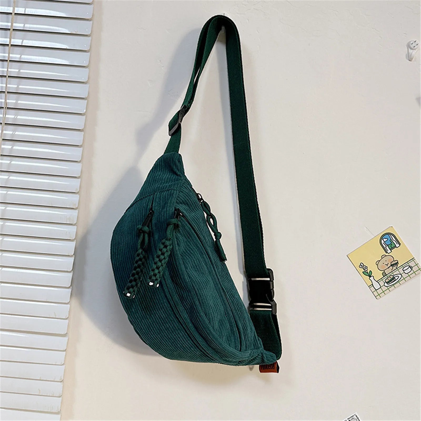 Knitted Zip Belt Fanny