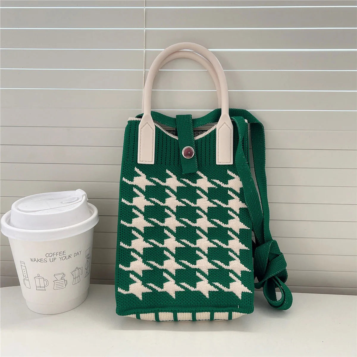 Knitted Crossbody Shoulder Bag