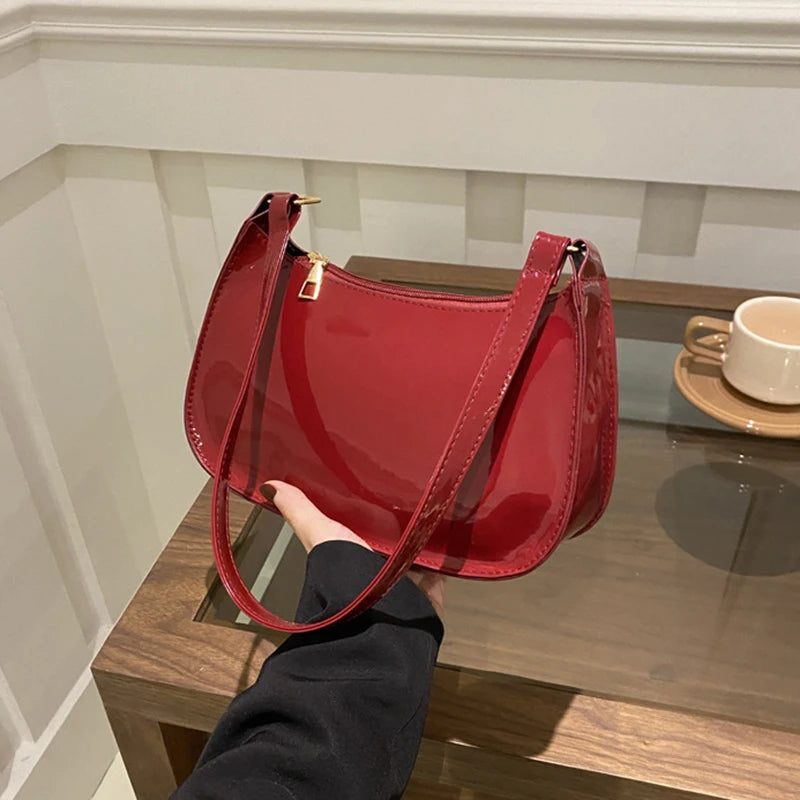 Retro PU Leather Shoulder Bag