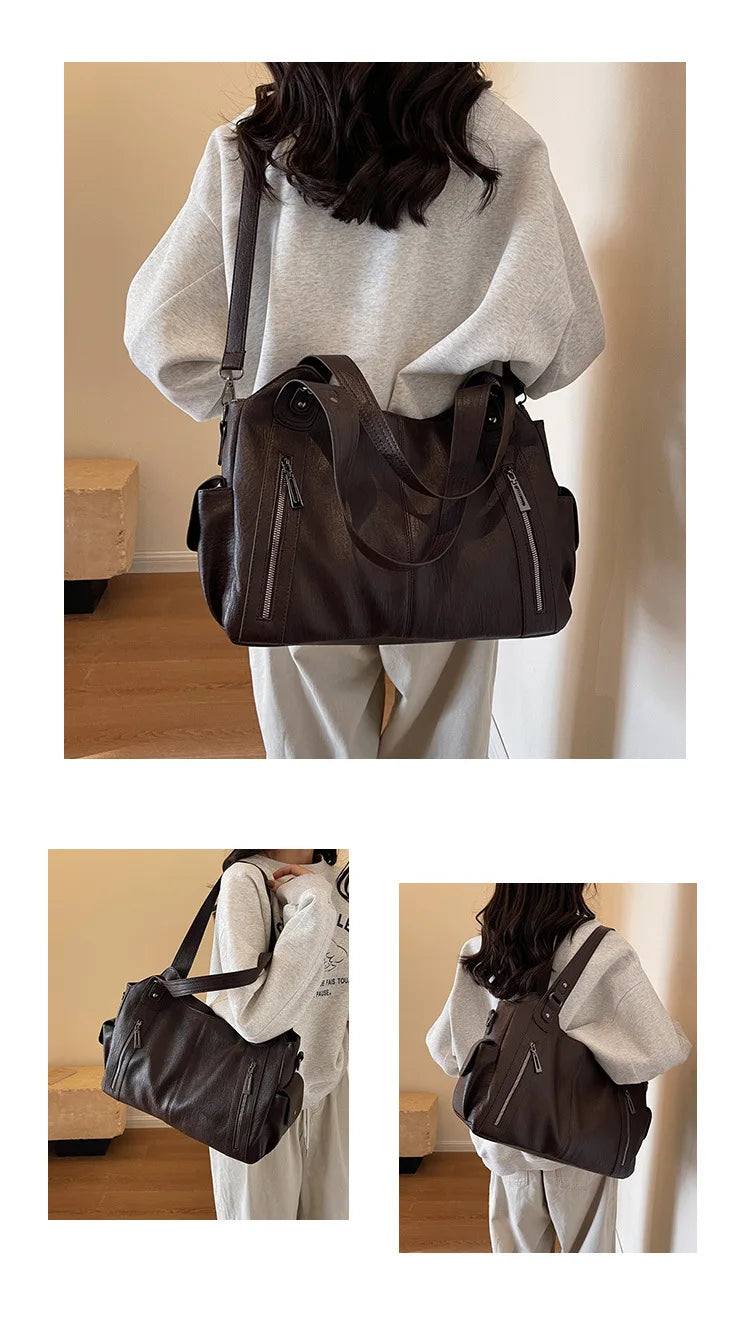 Compartment Shoulder Bag