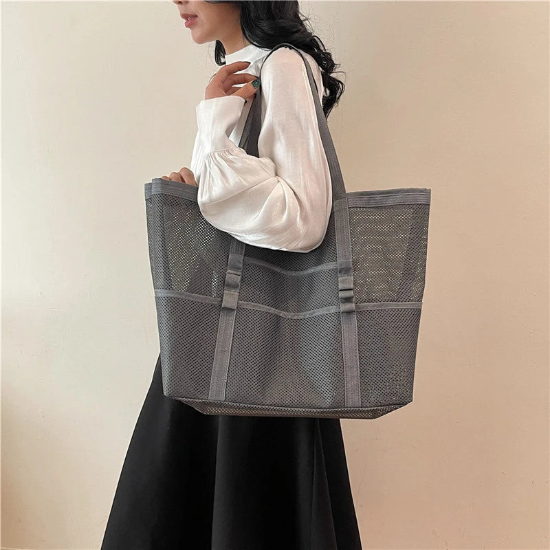 Mesh Beach Tote