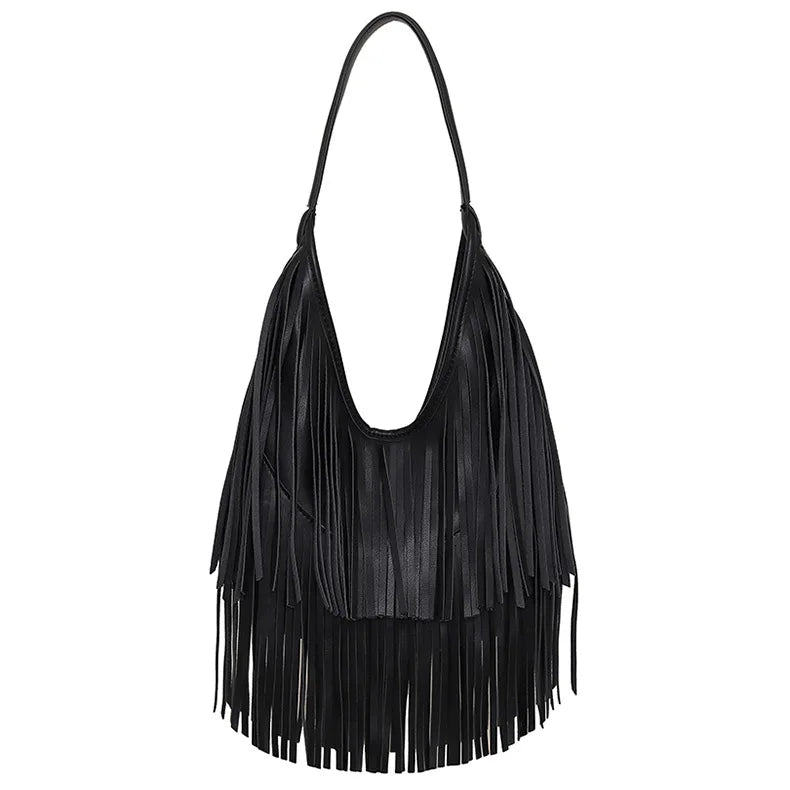 Tassels Shoulder Bag