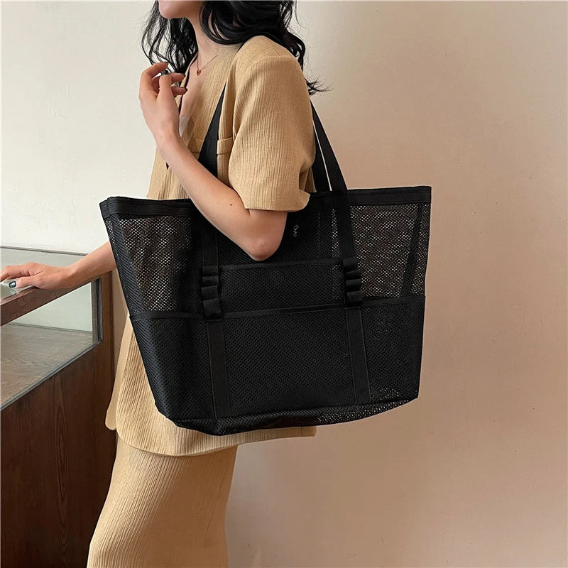 Mesh Beach Tote