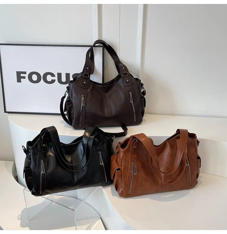 Compartment Shoulder Bag