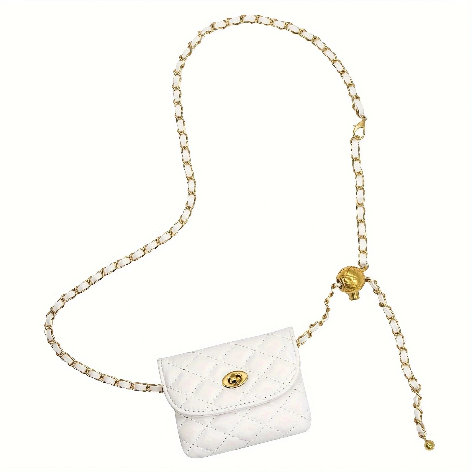 Leather Chain Fanny