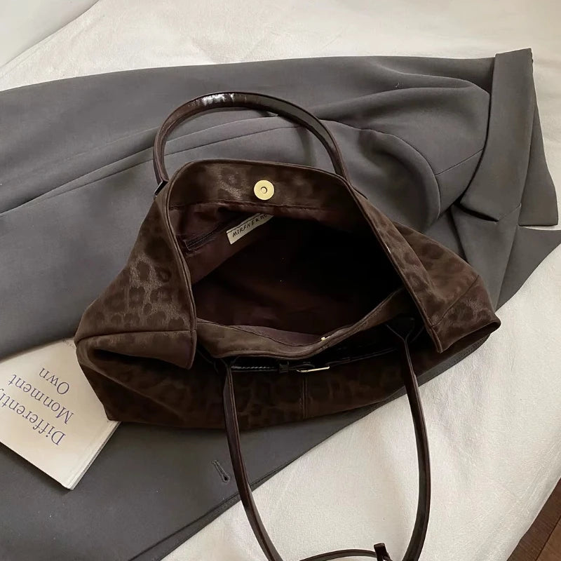 Leopard Print Shoulder Bag